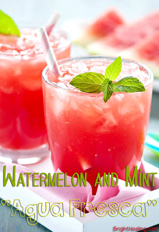 You are currently viewing Watermelon and Mint “Agua Fresca”